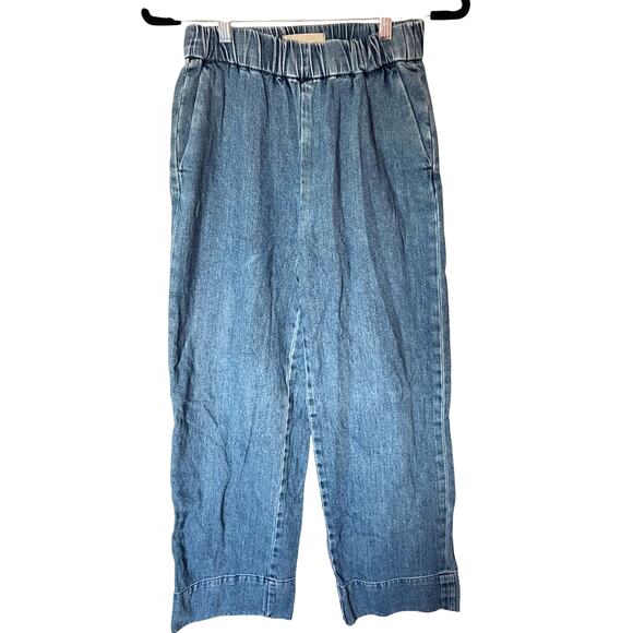 Everlane Easy Jeans Deep Sea Blue Sz S2 - Picture 3 of 11